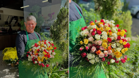 Screenshot do site Arte Floral