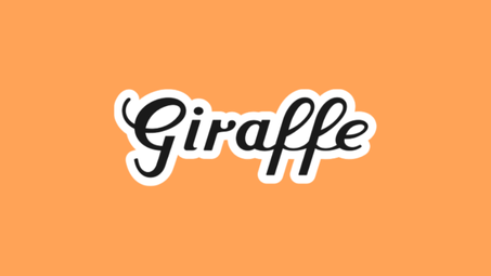 Screenshot do site Giraffe